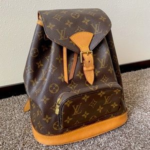 Authentic Louis Vuitton Montsouris MM Backpack